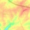 Mapa topográfico Campbell Junction, altitud, relieve