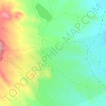 Mapa topográfico La Charosa, altitud, relieve
