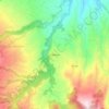 Mapa topográfico le Plateau, altitud, relieve