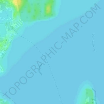 Mapa topográfico Schweriner See, altitud, relieve