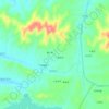 Mapa topográfico Fuwa, altitud, relieve