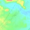Mapa topográfico Cabuya, altitud, relieve