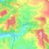Mapa topográfico Ührde, altitud, relieve