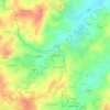 Mapa topográfico Puy-Charrier, altitud, relieve