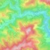 Mapa topográfico Le Suc de l'Eyre, altitud, relieve