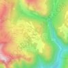 Mapa topográfico La Savolière, altitud, relieve