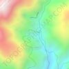 Mapa topográfico El Buitre, altitud, relieve