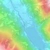 Mapa topográfico Le Prese, altitud, relieve