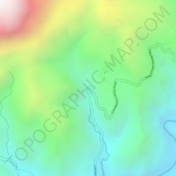 Mapa topográfico Tumipi Spring Resort, altitud, relieve