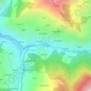 Mapa topográfico Sharandhar, altitud, relieve