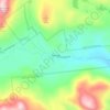 Mapa topográfico Blue Ridge, altitud, relieve