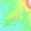 Mapa topográfico Fenteira, altitud, relieve