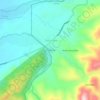 Mapa topográfico Dos Bocas, altitud, relieve
