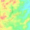 Mapa topográfico Chã dos Pereiras, altitud, relieve