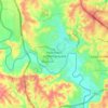 Mapa topográfico Hato Nuevo de Manoguayabo, altitud, relieve