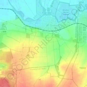 Mapa topográfico Auf der Flurscheid, altitud, relieve