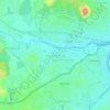 Mapa topográfico Gandhamguda, altitud, relieve