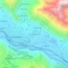 Mapa topográfico Chichubamba, altitud, relieve