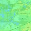 Mapa topográfico Siedlung Bergens Busch, altitud, relieve