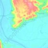 Mapa topográfico El Tambo, altitud, relieve