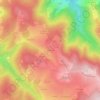 Mapa topográfico Le Plomb, altitud, relieve
