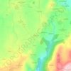 Mapa topográfico Pesaduira, altitud, relieve