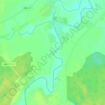 Mapa topográfico Сопки, altitud, relieve