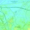 Mapa topográfico Grecciano, altitud, relieve
