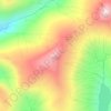 Mapa topográfico Mosarøkur, altitud, relieve