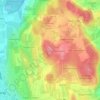 Mapa topográfico Brünnensweiler Höhe, altitud, relieve