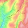 Mapa topográfico Helstone, altitud, relieve