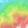 Mapa topográfico Dou de la Ramaz, altitud, relieve
