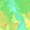 Mapa topográfico Матеево, altitud, relieve