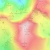 Mapa topográfico Pico de Mulhacén, altitud, relieve