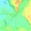 Mapa topográfico La Mahaudière, altitud, relieve