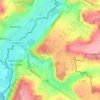 Mapa topográfico Le Héloy, altitud, relieve