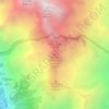 Mapa topográfico Aiguille des Frères Estiennes, altitud, relieve
