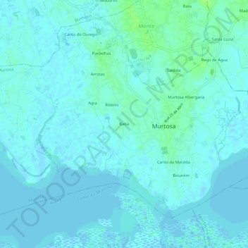 Mapa topográfico Balsa, altitud, relieve
