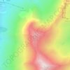 Mapa topográfico Pointe d'Émy, altitud, relieve