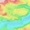 Mapa topográfico Nozerolles, altitud, relieve