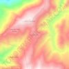 Mapa topográfico Cabimbú, altitud, relieve