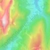 Mapa topográfico Le Planolet, altitud, relieve