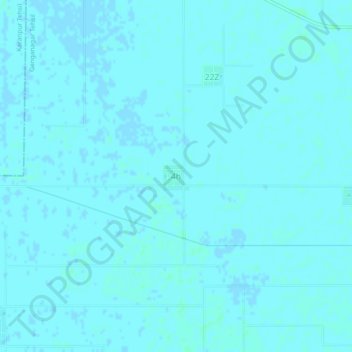 Mapa topográfico 4h, altitud, relieve
