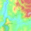 Mapa topográfico Alihocalar, altitud, relieve