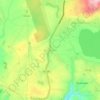 Mapa topográfico Huilahuila, altitud, relieve