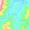 Mapa topográfico Baan, altitud, relieve