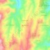 Mapa topográfico Huayllacancha, altitud, relieve