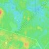 Mapa topográfico ур. Лесная дуга, altitud, relieve