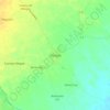 Mapa topográfico Obispos, altitud, relieve