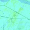 Mapa topográfico Paradip, altitud, relieve